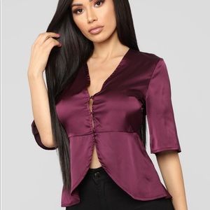 Brand new fashion nova fake love top